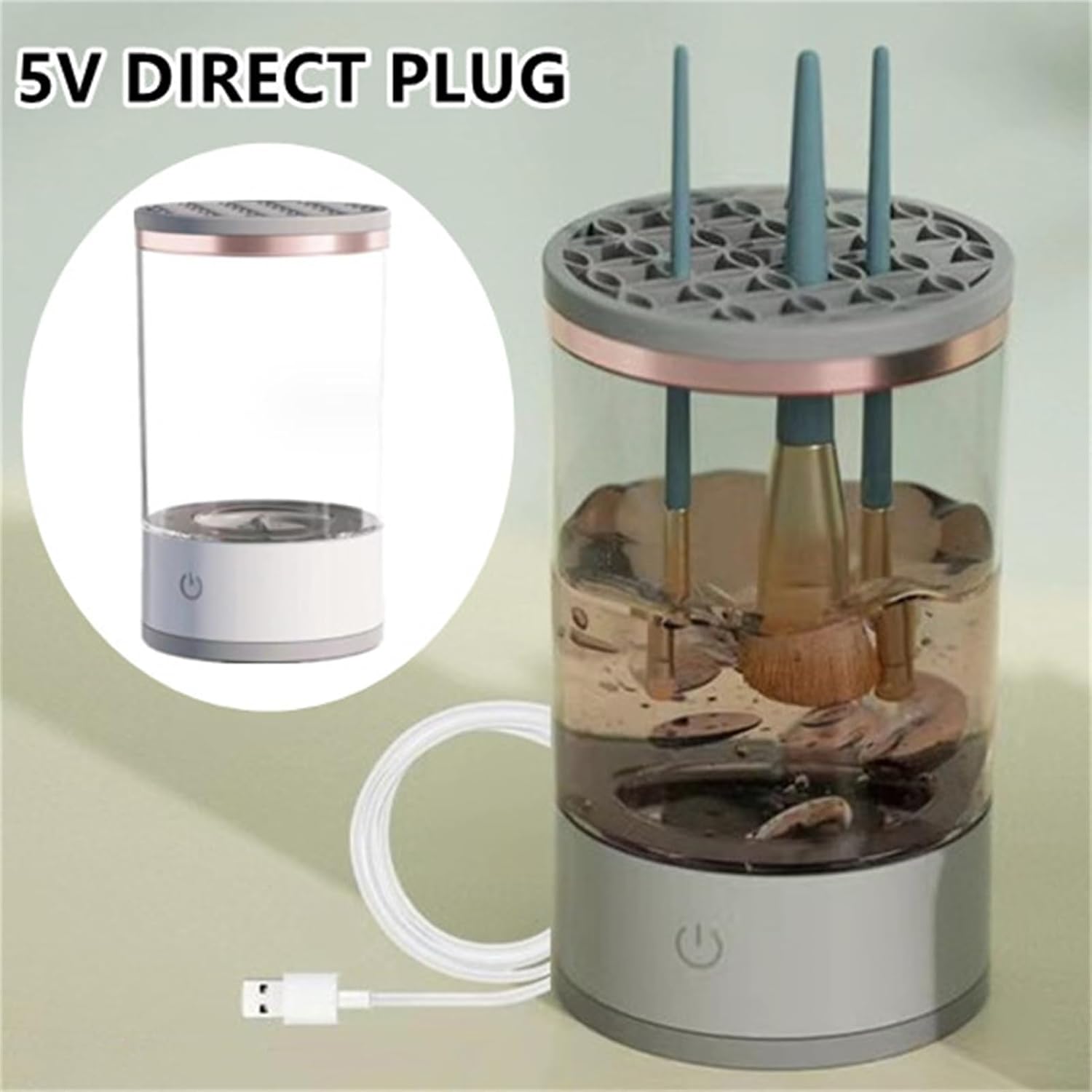 جهاز غسيل فرشة المكياج