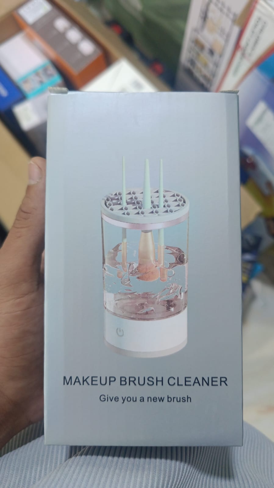 جهاز غسيل فرشة المكياج