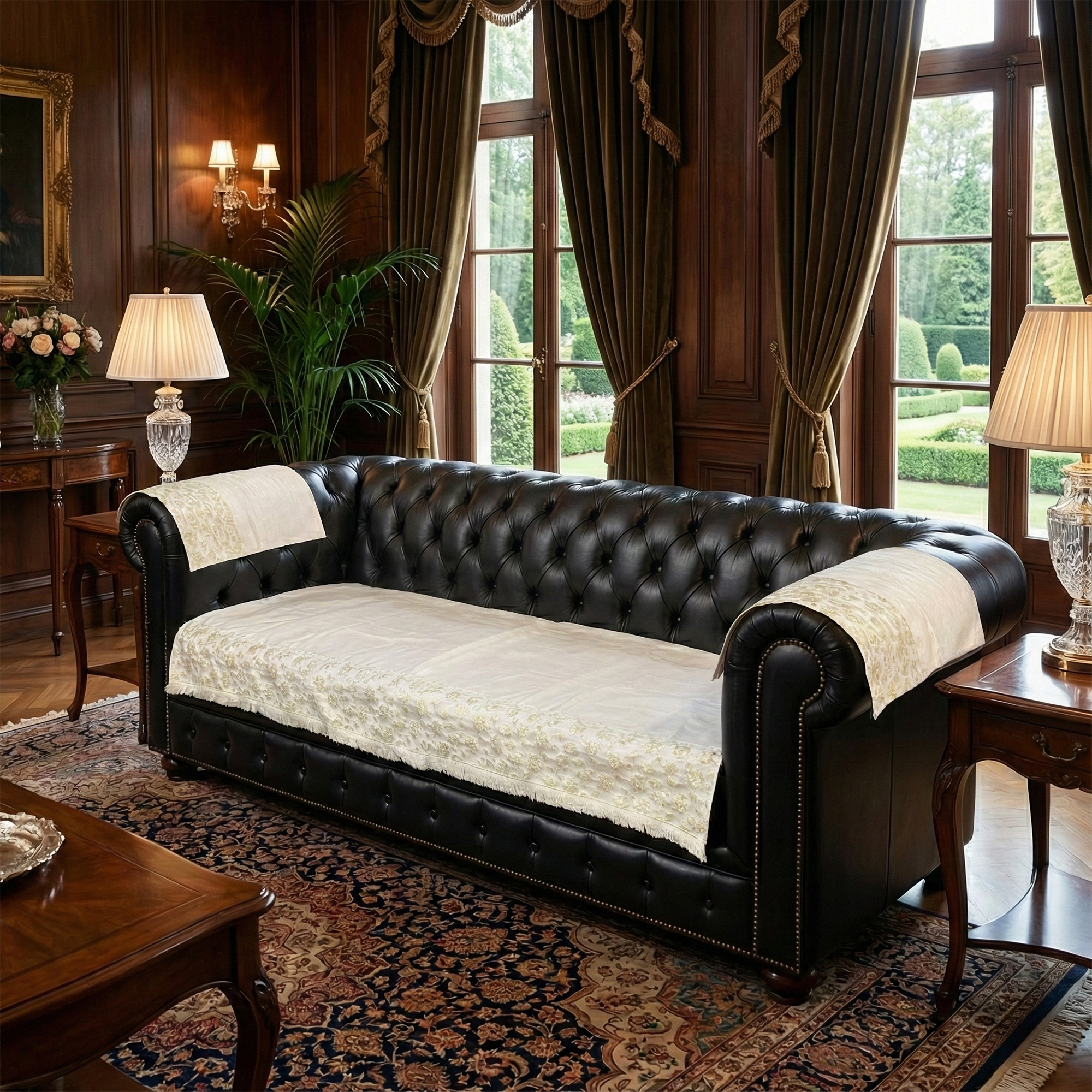 طقم 1 كنبه مع 2 مناديل رمضان - Finder